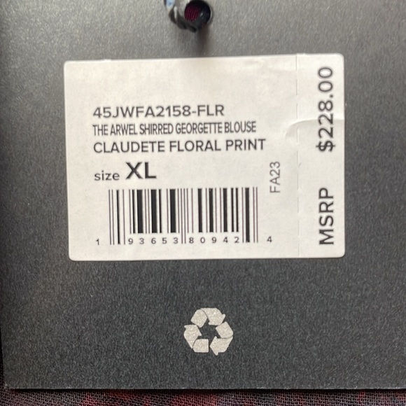 Joes claudete floral print NWT in XL - Picture 2 of 3